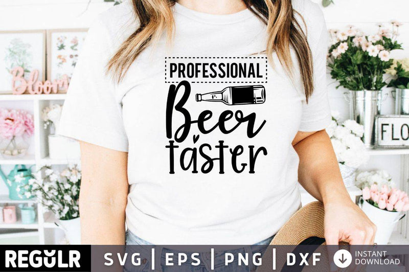 Professional beer taster SVG, Family SVG Design