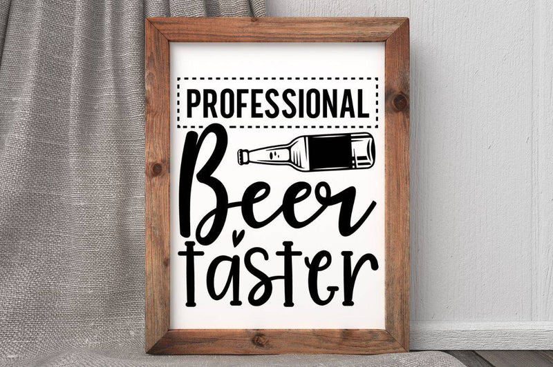 Professional beer taster SVG, Family SVG Design