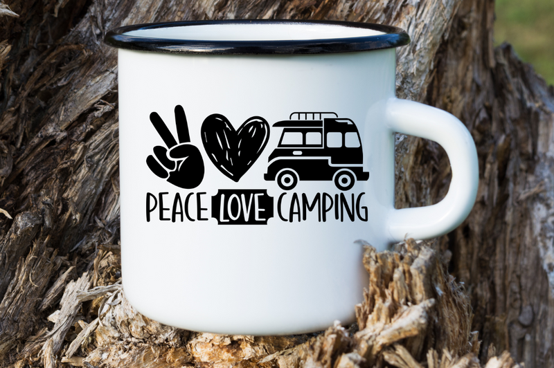Peace love Camping SVG, Camping SVG Design