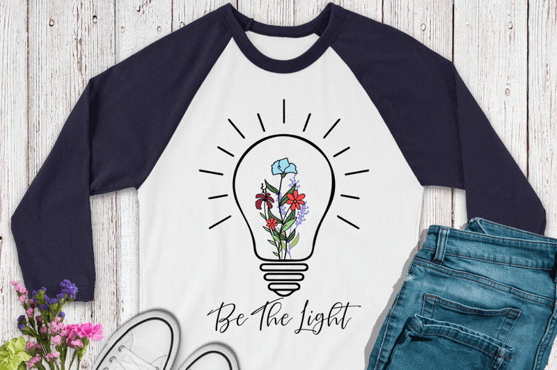 Flower with Inspirational SVG Quote Bundle
