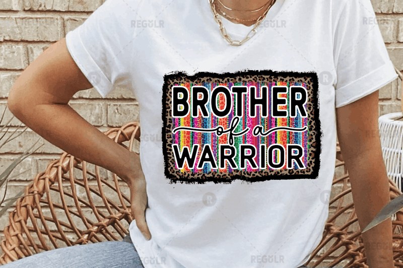 Brother of a warrior Sublimation Design PNG File