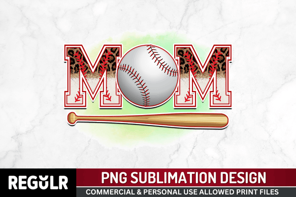Mom Sublimation PNG, Baseball Sublimation png Design