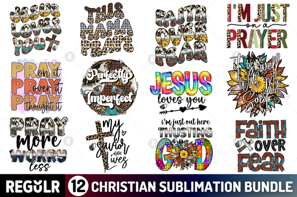 Christian Sublimation bundle