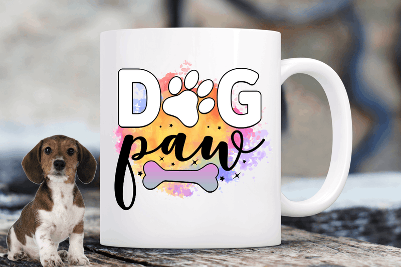 Dog paw Sublimation PNG, Dog Sublimation Design