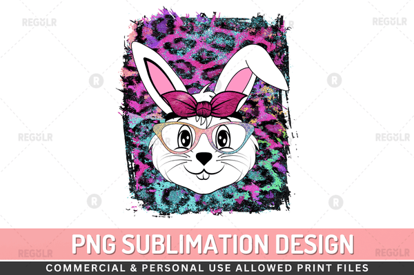 Easter Bunny clipart Sublimation Design PNG File