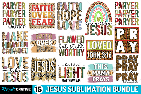 Jesus Sublimation Bundle