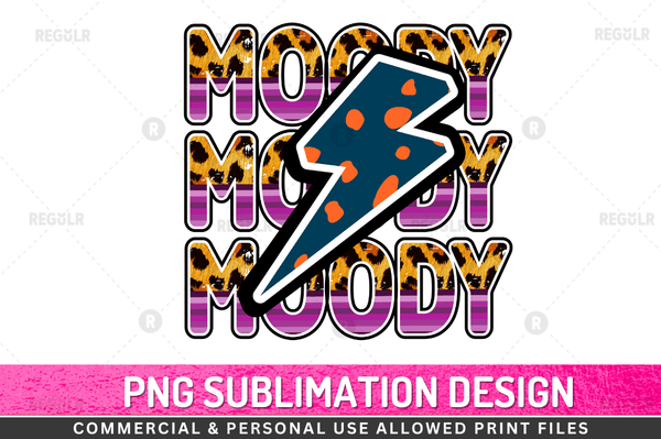Moody Sublimation Design Downloads, PNG Transparent