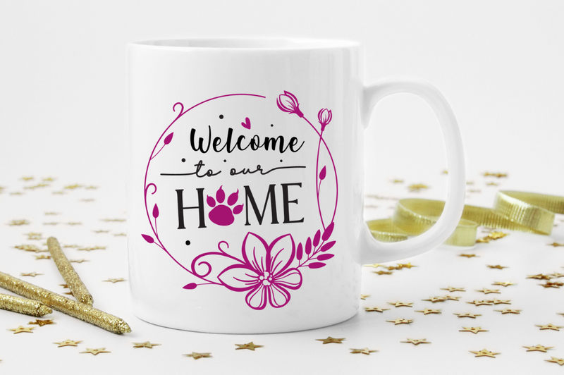 Welcome to our home SVG Cut File, Cat Lover Quote