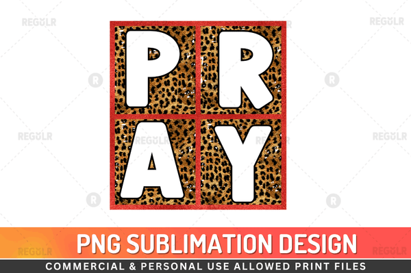 Pray Sublimation Design Downloads, PNG Transparent