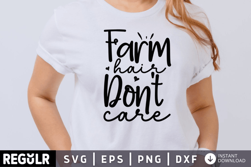 Farm hair don't care SVG, Farm SVG Design