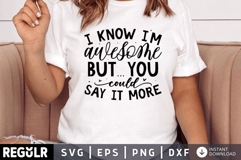 I know i'm awesome but... you could say it more SVG, Sarcastic SVG Design