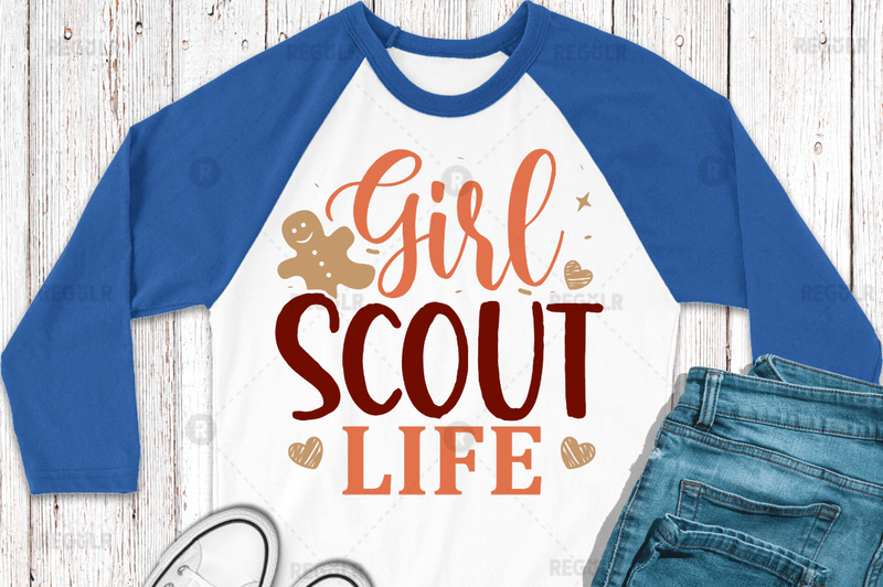Girl scout life svg cricut digital files