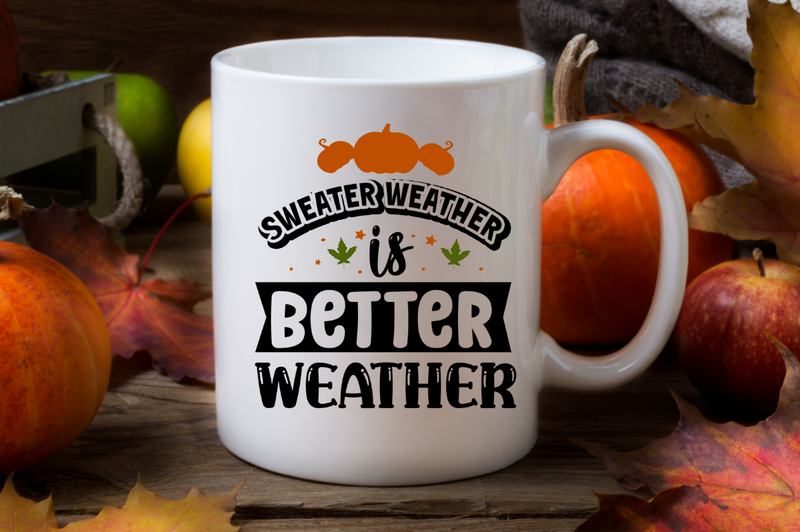 Sweater weather SVG, Fall SVG Design