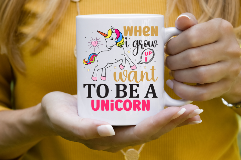 When i grow up i want to be a unicorn SVG, Unicorn SVG Design