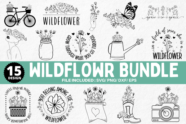 Wildflower SVG Bundle