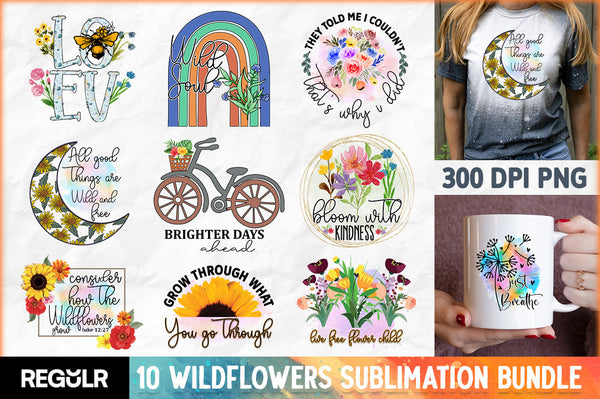 Wildflowers Sublimation Bundle