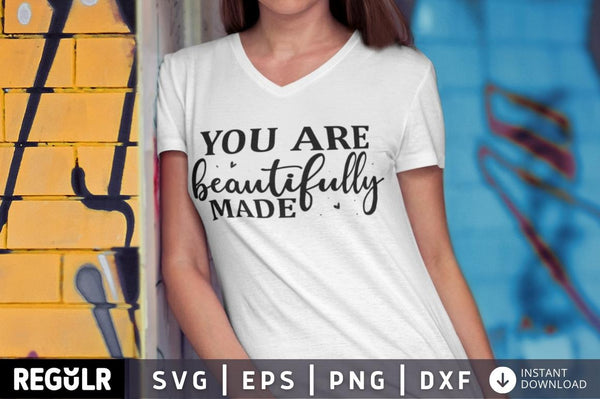 You are beautifully made SVG, Mental Health SVG Design