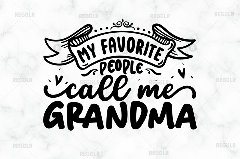 My favorite people call me grandma SVG cricut cut files