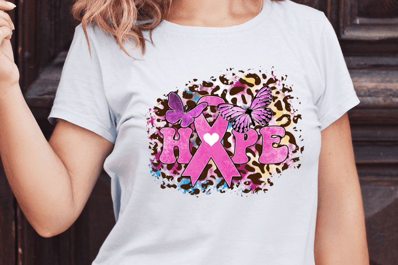 Hope Sublimation PNG, Breast Cancer  Design