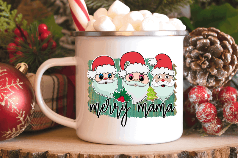 Merry mama Sublimation PNG, Christmas Sublimation Design