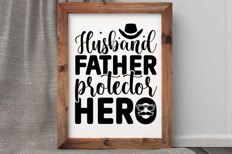 Husband father protector hero SVG, Father's day SVG Design