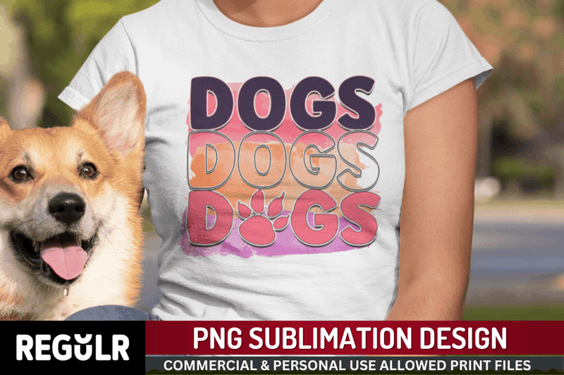 Dogs Sublimation PNG, Dog Sublimation Design