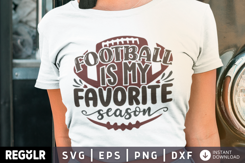 Football is my favorite season SVG, football SVG Design