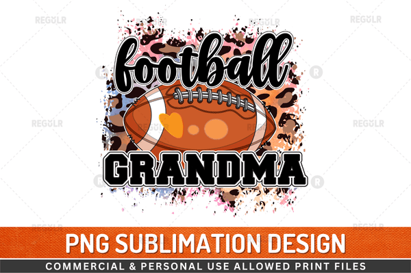 football grandma Sublimation Design PNG File