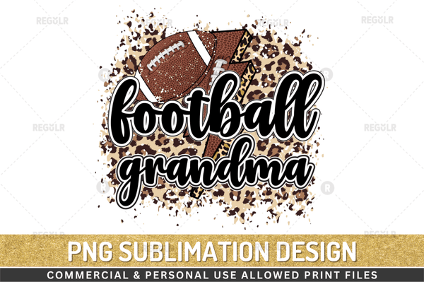 football grandma Sublimation Design PNG File