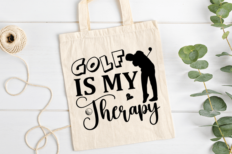 Golf is my therapy SVG, Golf SVG Design