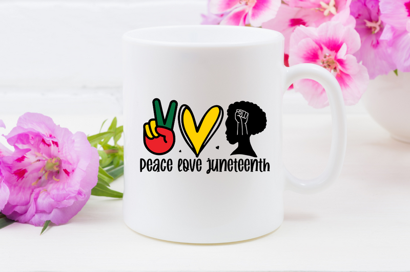 Peace love Juneteenth SVG, Juneteenth SVG Design