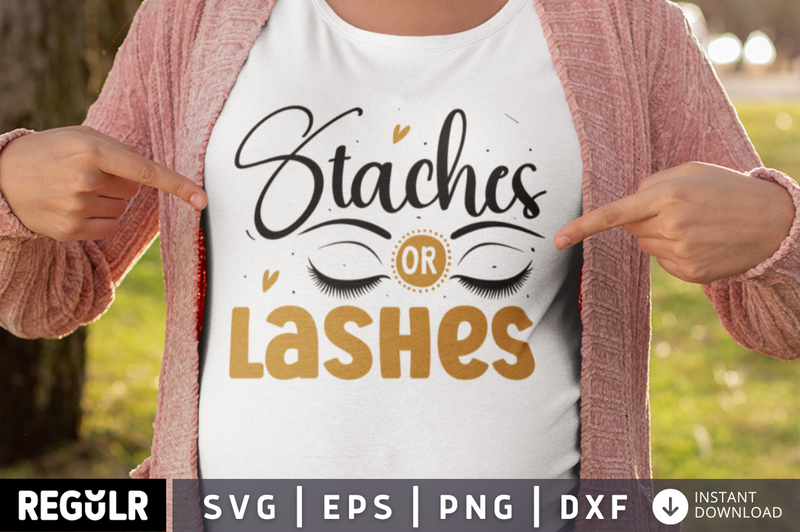Staches or lashes SVG, Pregnancy SVG Design
