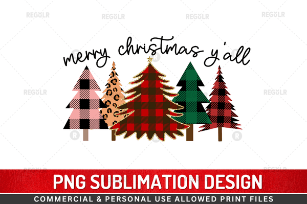 merry christmas y'all Sublimation PNG, Christmas png Design