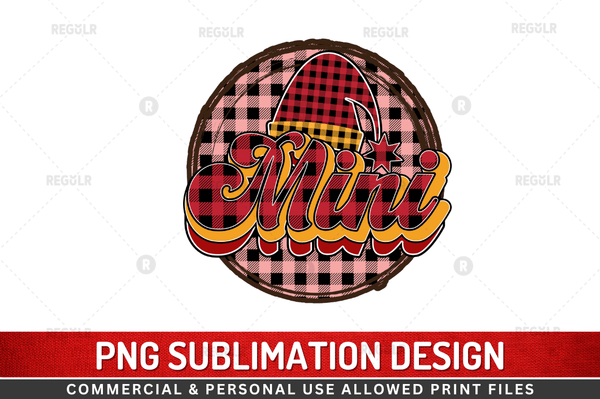 mini  Sublimation PNG, Christmas Sublimation Design