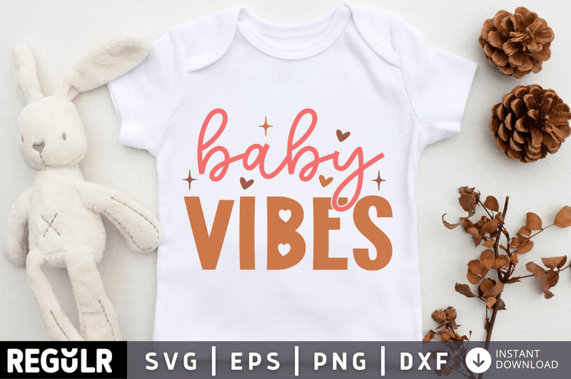 baby vibes SVG, Boho Baby SVG Design