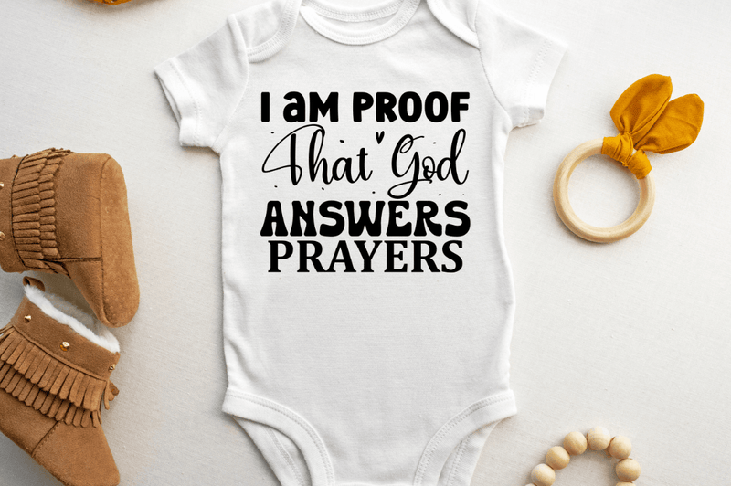 I am proof that god answers prayers Svg Designs Silhouette Cut Files