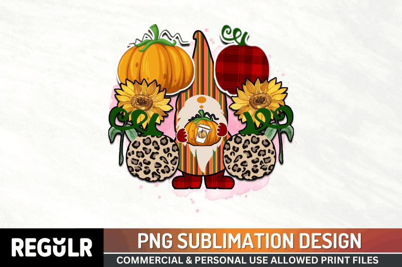 Pumpkin clipart Sublimation PNG, Fall Sublimation Design