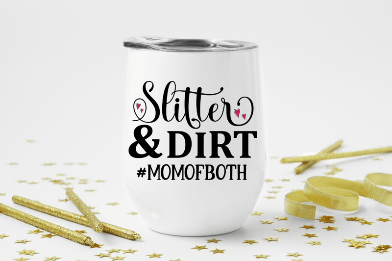 Slitter & dirt momofboth SVG, Mom hustle SVG Design