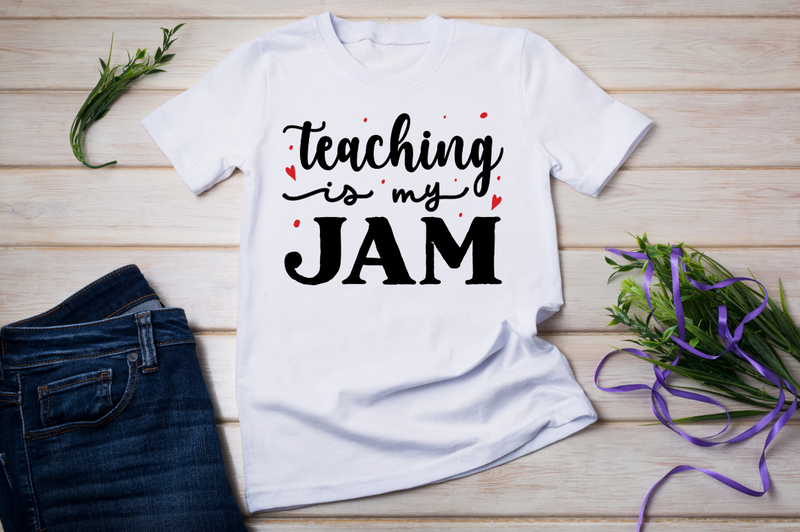 Teaching is my jam SVG, Teacher SVG Design