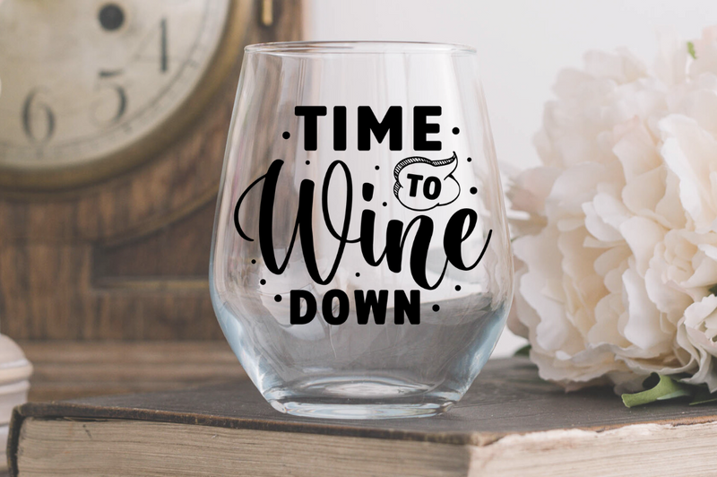 Time to wine down SVG, Wine SVG Design